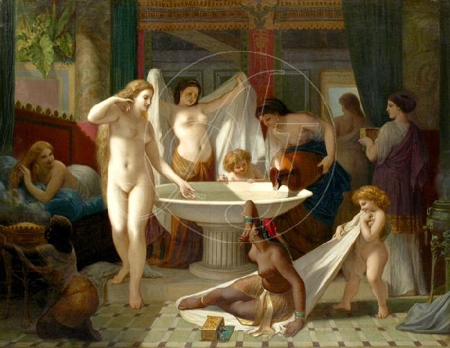 Henri-Pierre Picou Young women bathing